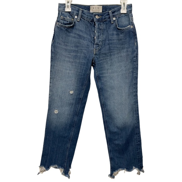 Free people Maggie mid rise straight leg jeans - Picture 2 of 10